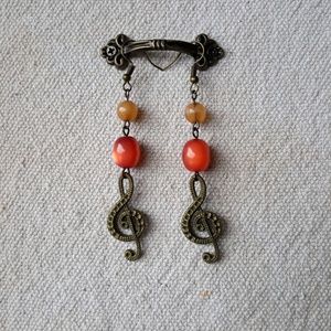 Treble Clef earring collection